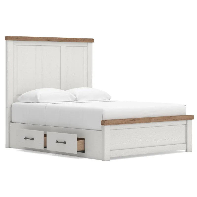 Savonport Queen Panel Bed with Storage