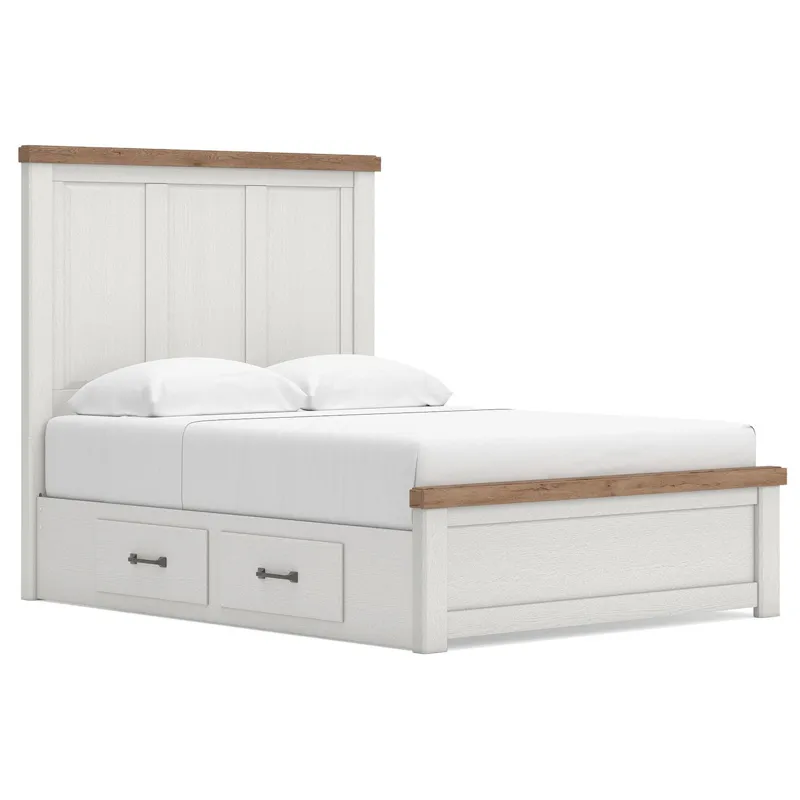 Savonport Queen Panel Bed with Storage