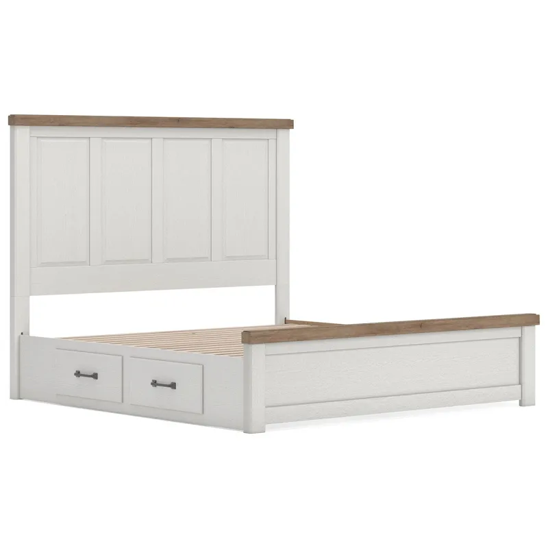 Savonport King Panel Bed with Storage