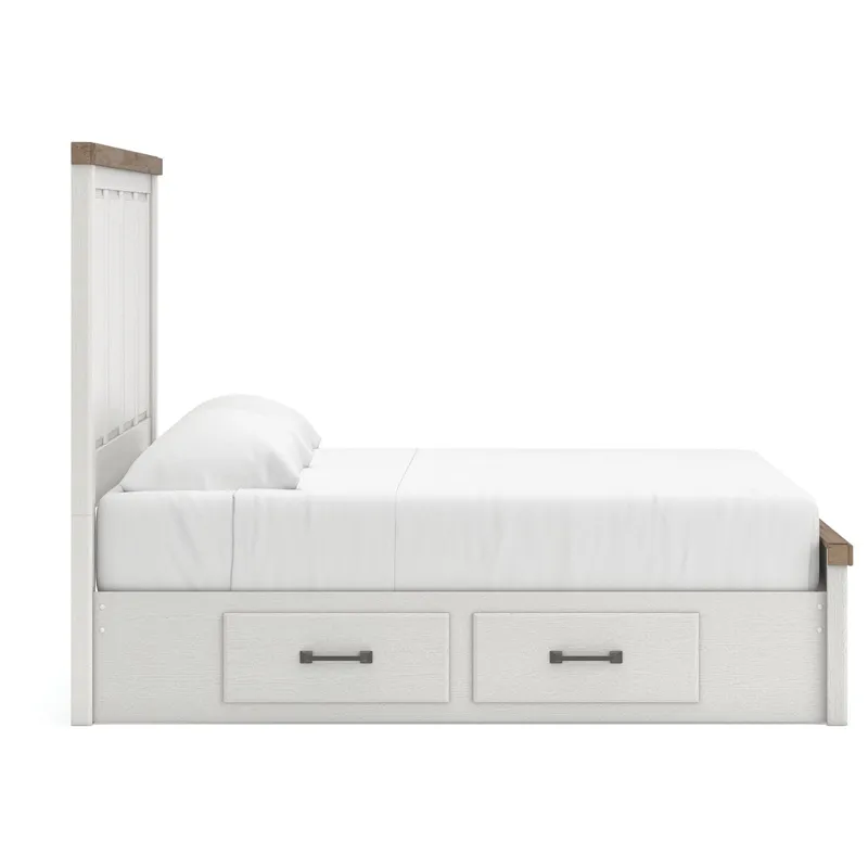 Savonport King Panel Bed with Storage