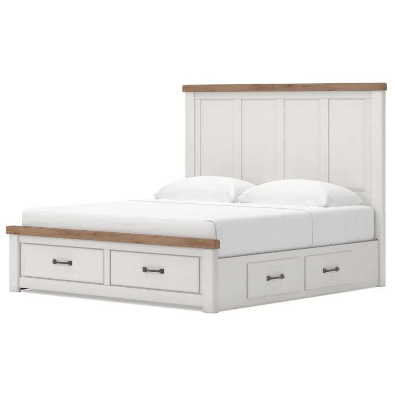 Savonport King Panel Storage Bed