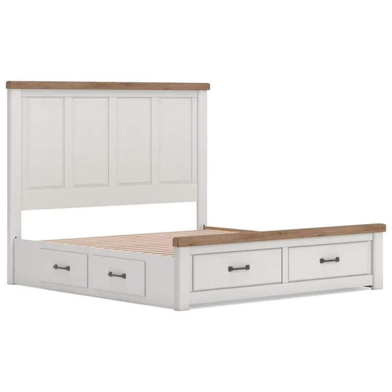 Savonport King Panel Storage Bed