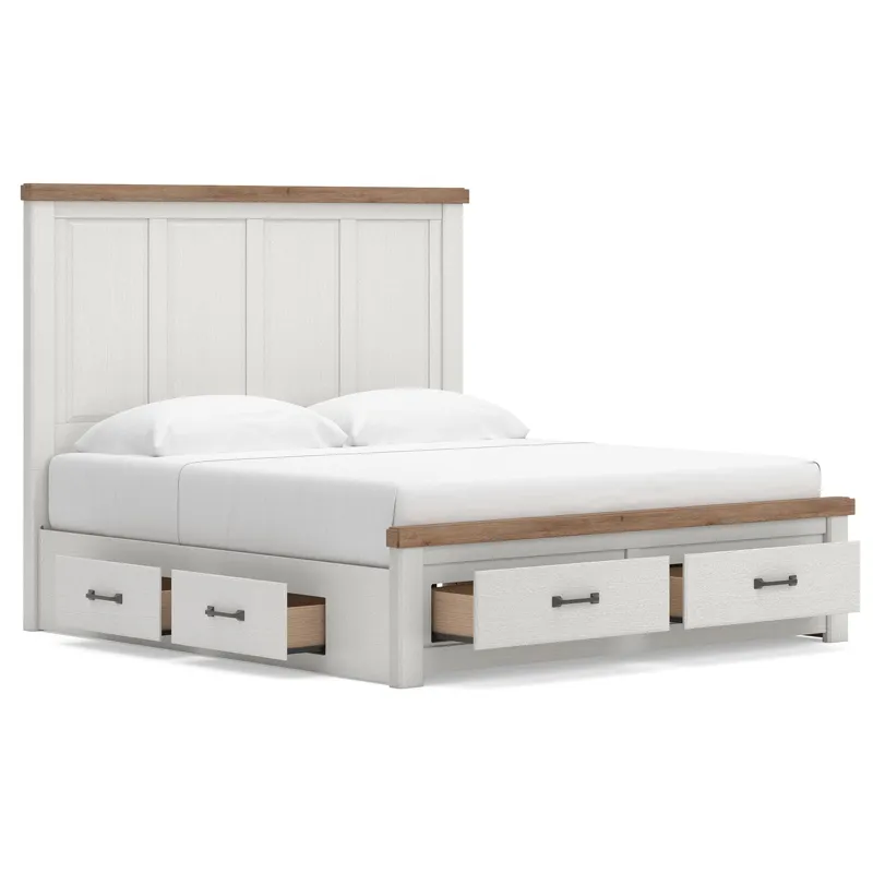 Savonport King Panel Storage Bed