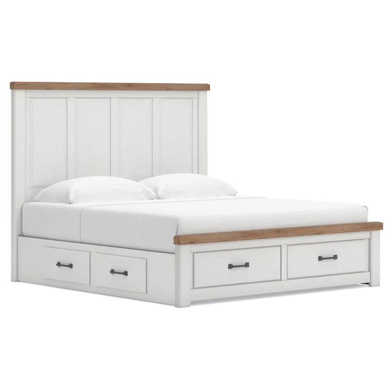 Savonport King Panel Storage Bed