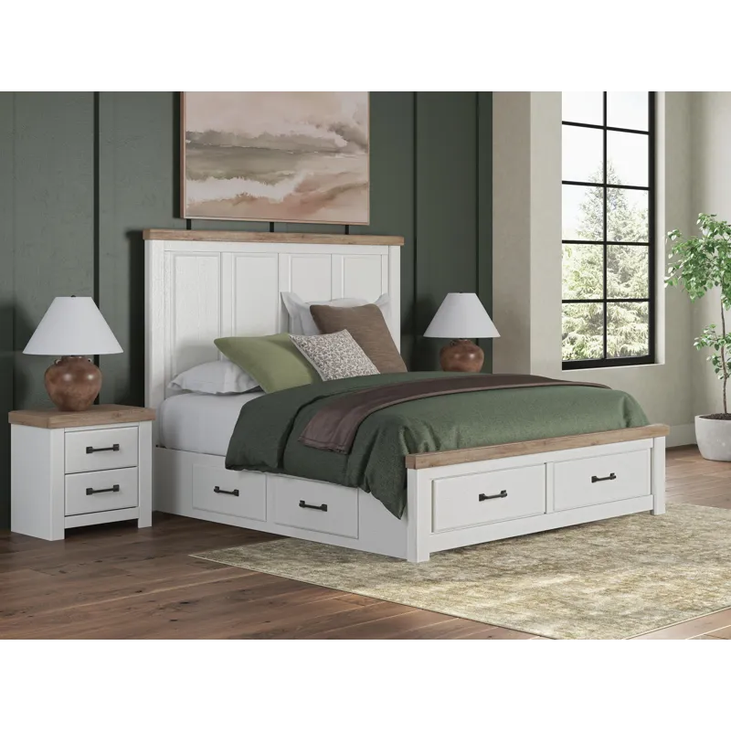 Savonport King Panel Storage Bed