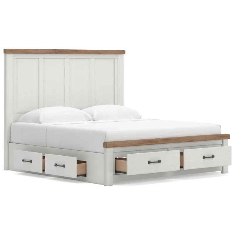 Savonport King Panel Storage Bed