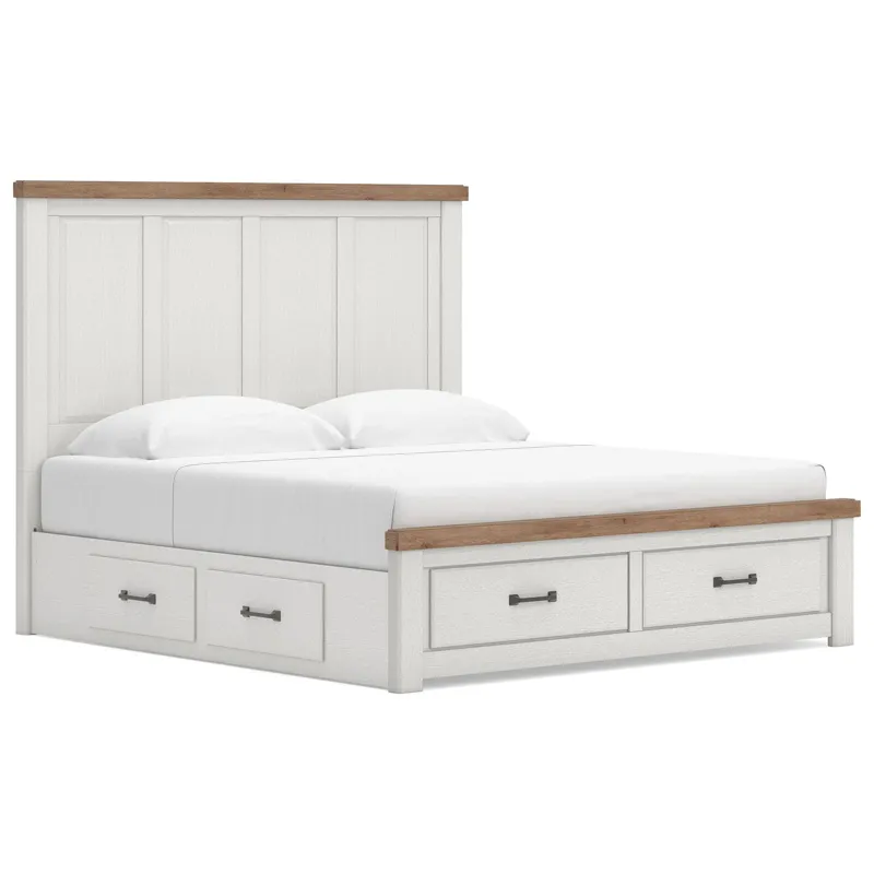 Savonport King Panel Storage Bed