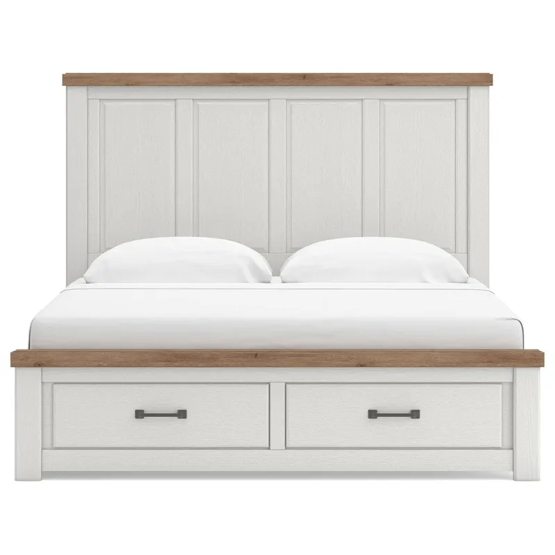 Savonport King Panel Storage Bed