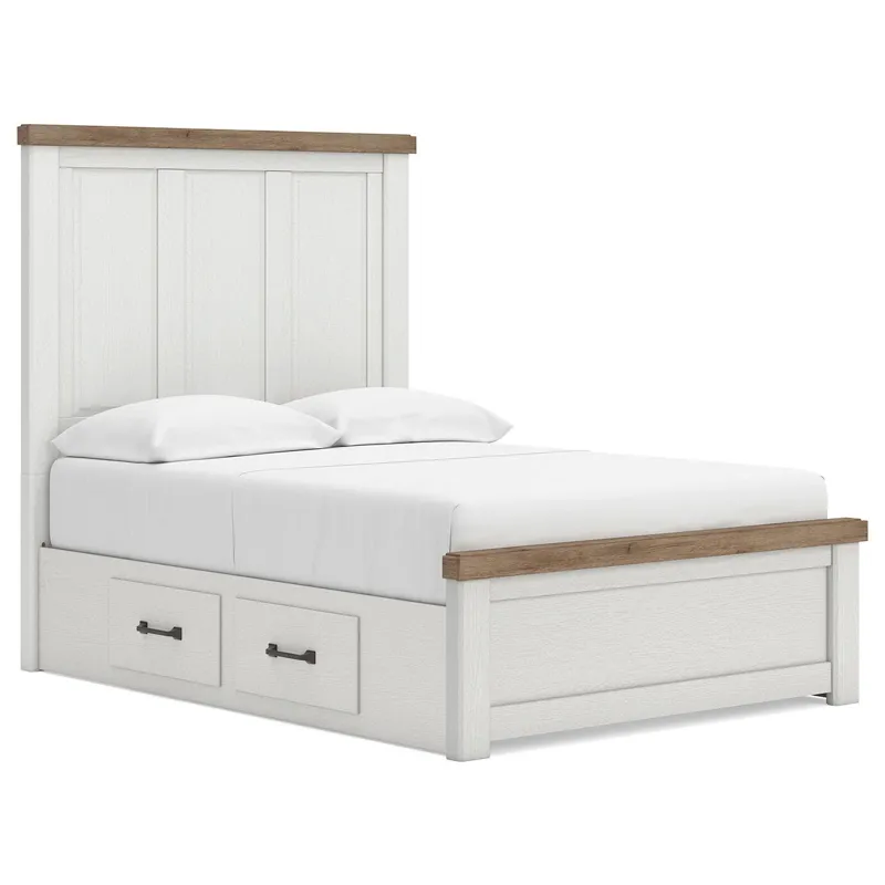 Savonport Full Panel Bed with Storage