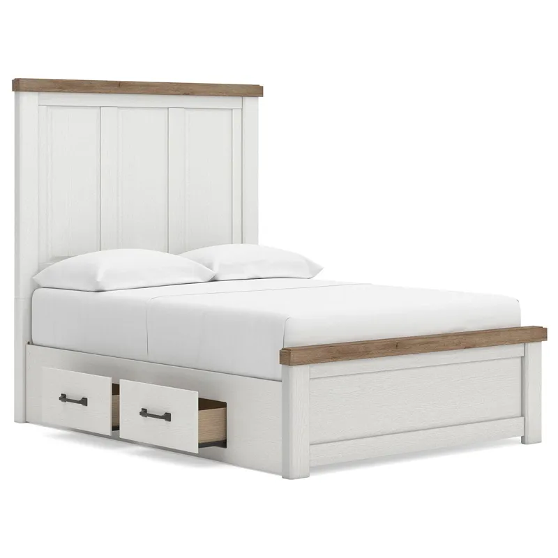 Savonport Full Panel Bed with Storage