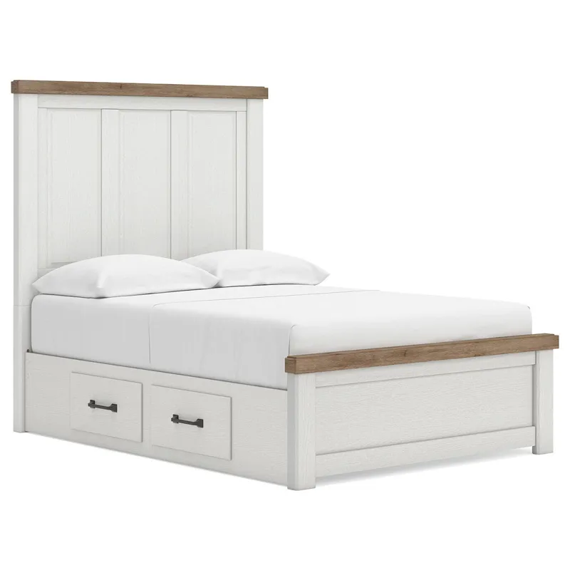 Savonport Full Panel Bed with Storage