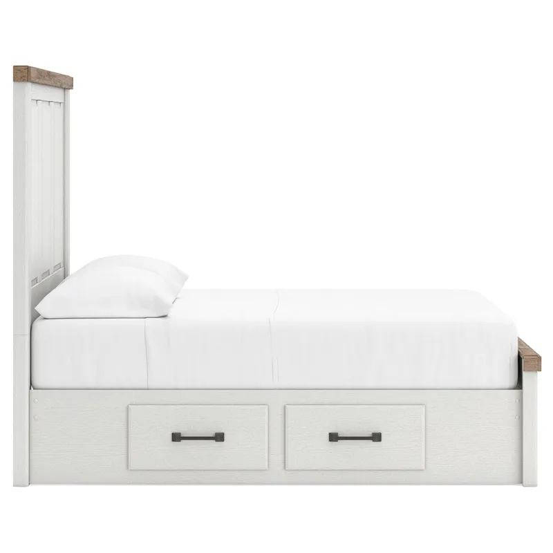 Savonport Full Panel Bed with Storage