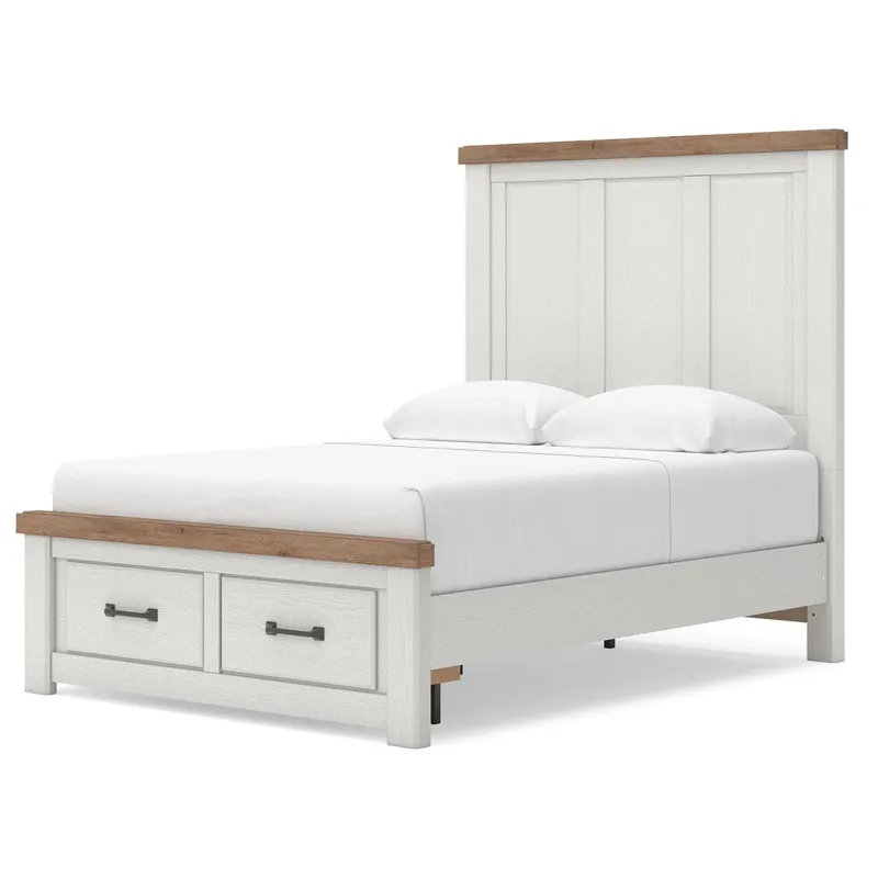 Savonport Full Panel Storage Bed