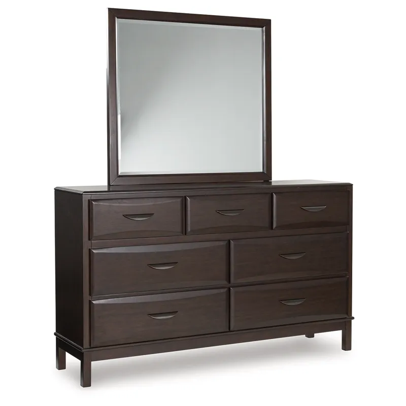 Vanmore Queen Storage Bed, Dresser and Mirror