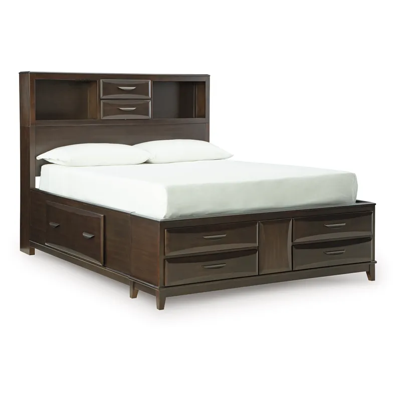Vanmore Queen Storage Bed, Dresser and Mirror
