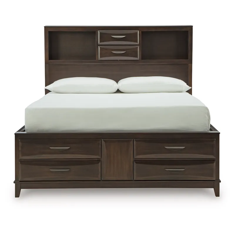 Vanmore Queen Storage Bed, Dresser and Mirror