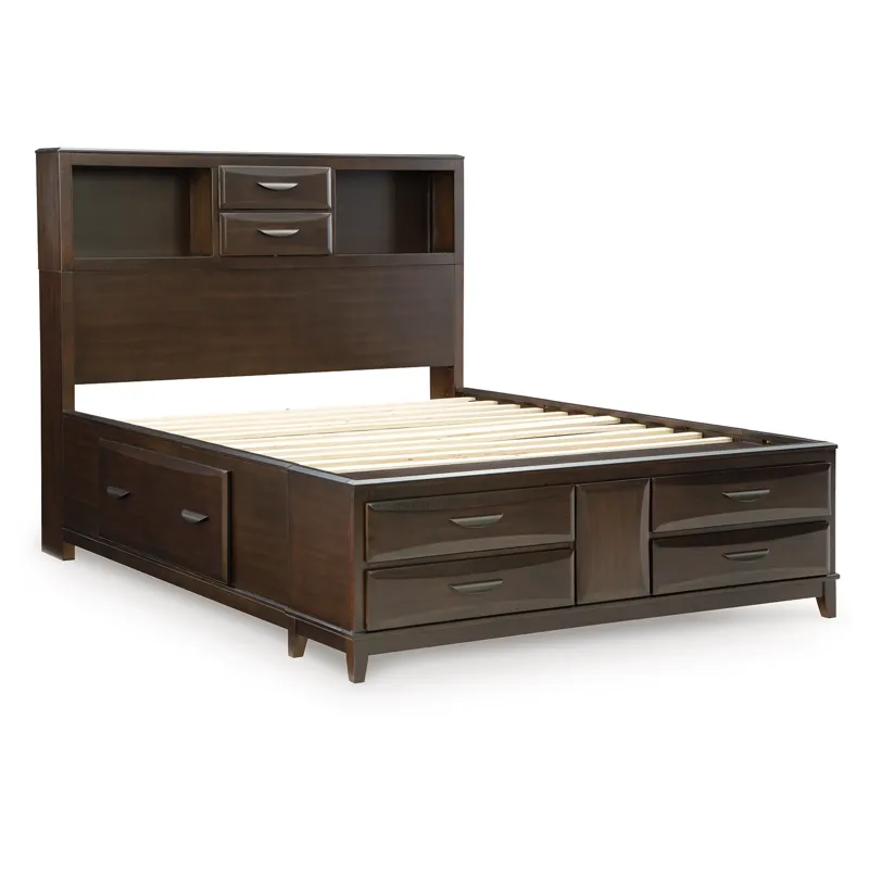 Vanmore Queen Storage Bed, Dresser and Mirror