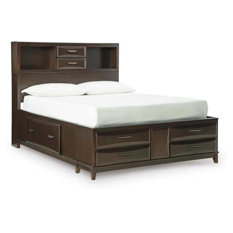 Vanmore Full Storage Bed, Dresser and Mirror