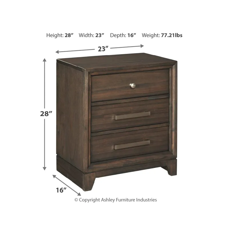 Brueban King Upholstered Panel Storage Bed, Dresser, Mirror and Nightstand