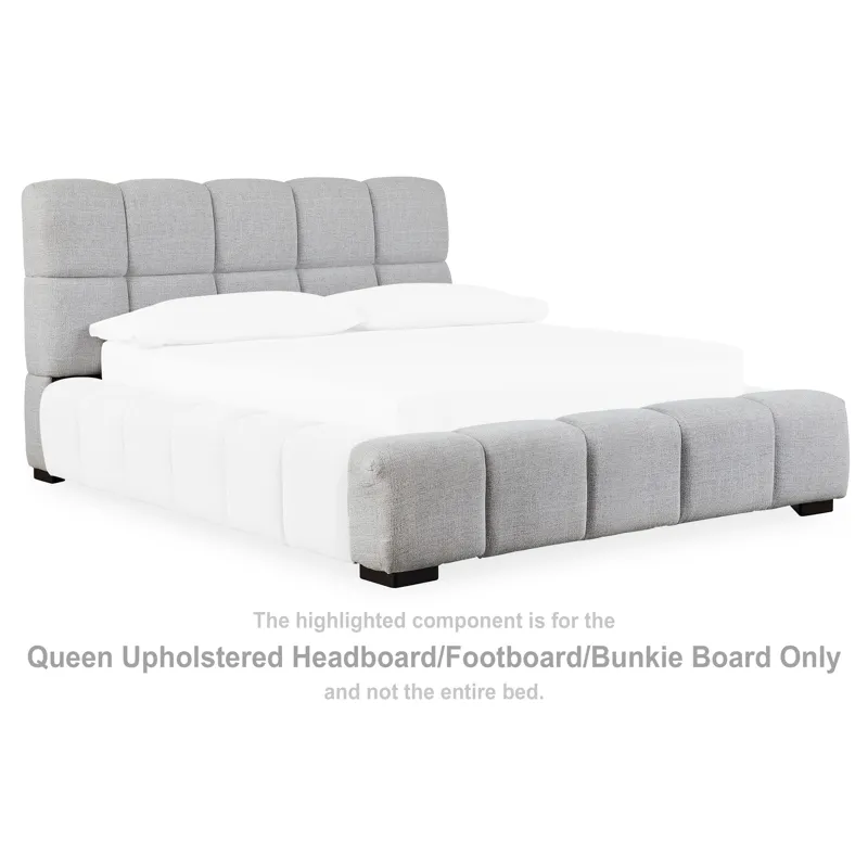 Grendusk Queen Upholstered Headboard/Footboard/Bunkie Board