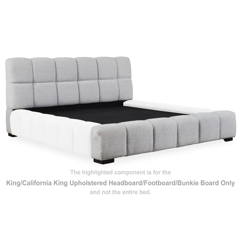 Jesstean King/California King Upholstered Headboard/Footboard/Bunkie Board