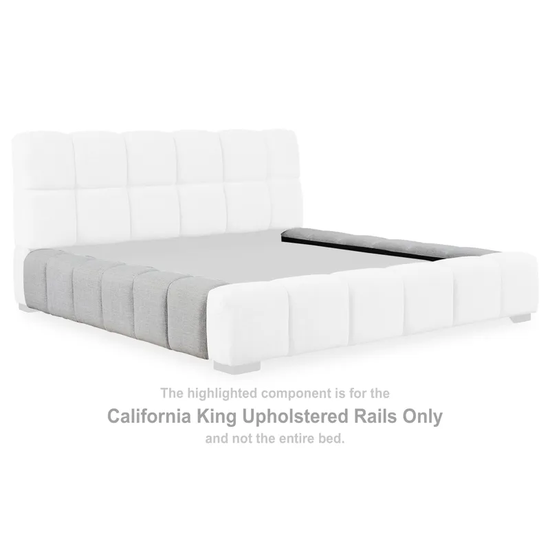 Grendusk California King Upholstered Rails