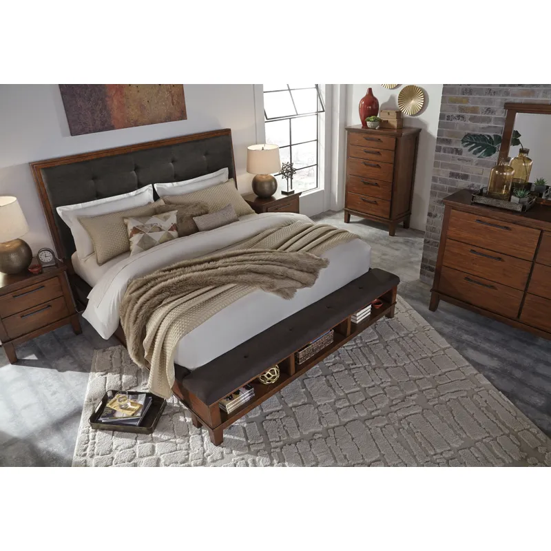 Ralene Queen Upholstered Panel Bed