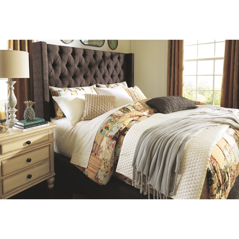 Norrister Queen Upholstered Bed With Storage By Signature Design