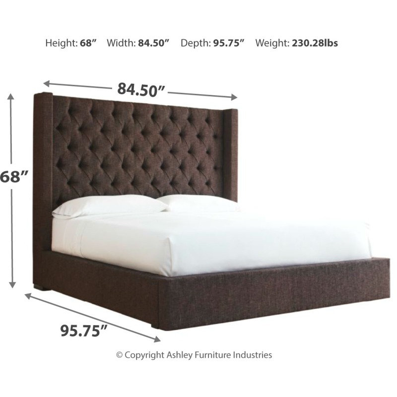 Norrister California King Upholstered Storage Bed By Signature