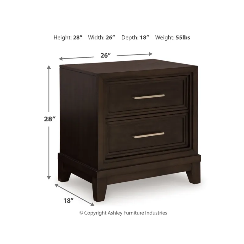 Neymorton Queen Upholstered Panel Bed, Dresser, Mirror and Nightstand