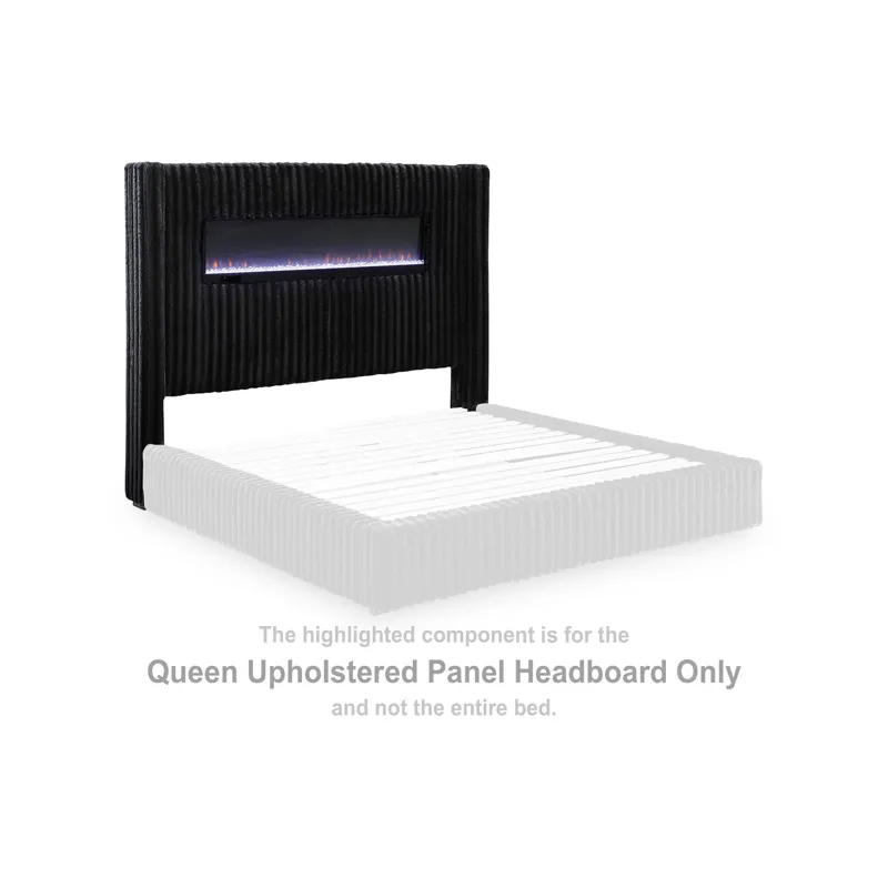 Agrander Queen Upholstered Panel Headboard