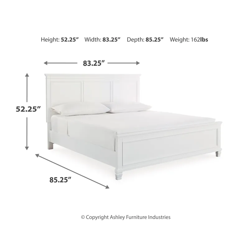 Fortman King Panel Bed, Dresser, Mirror, Chest and 2 Nightstands