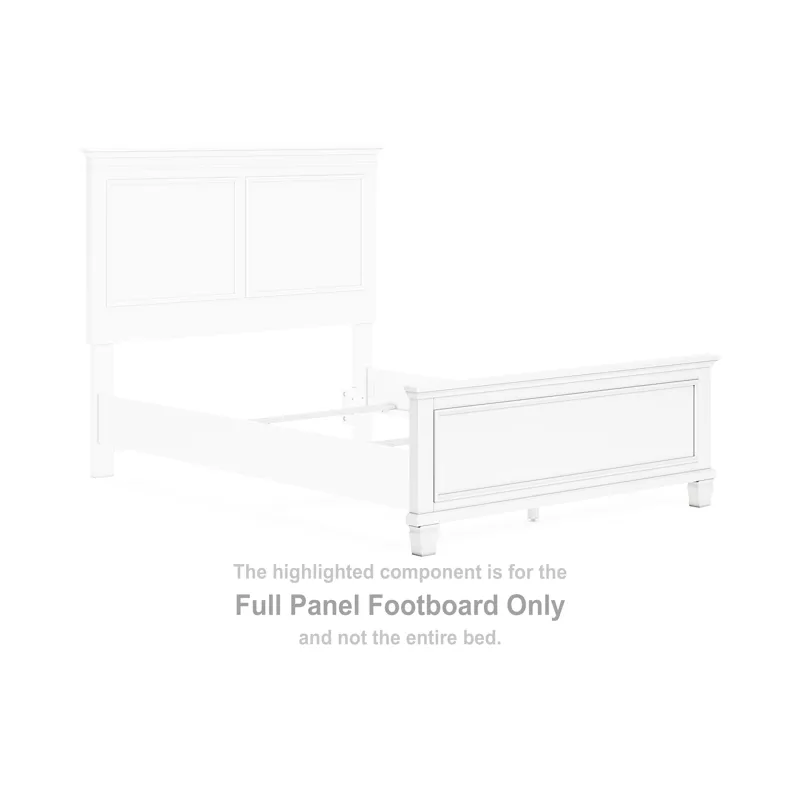 Fortman Full Panel Footboard