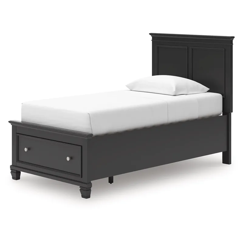 Lanolee Twin Panel Storage Bed