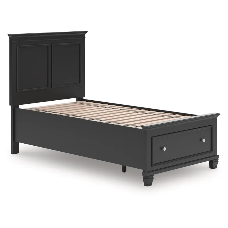 Lanolee Twin Panel Storage Bed