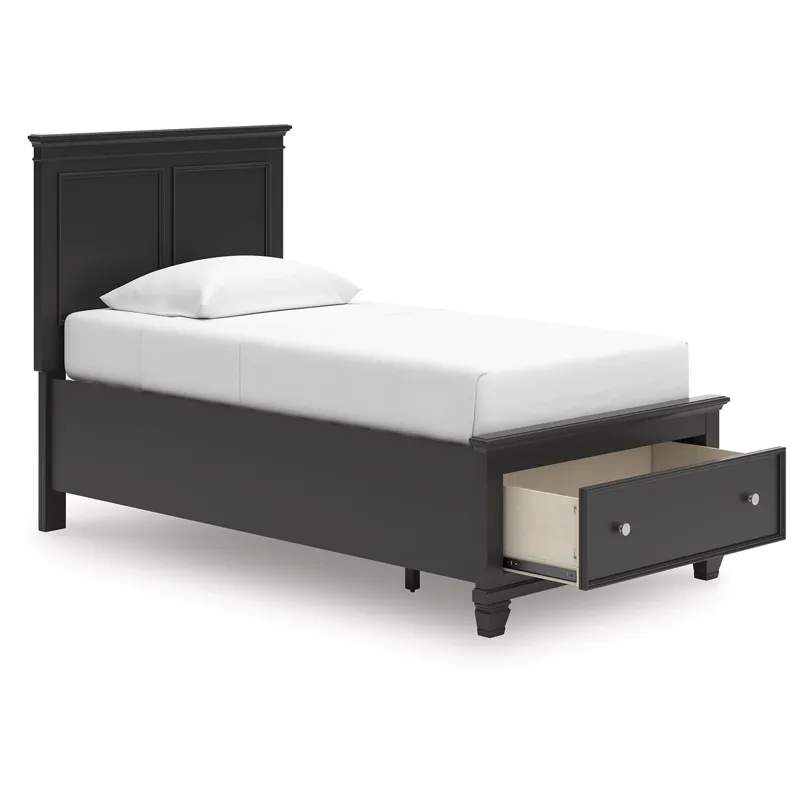 Lanolee Twin Panel Storage Bed