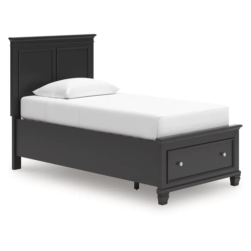 Lanolee Twin Panel Storage Bed