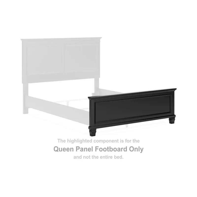 Lanolee Queen Panel Footboard