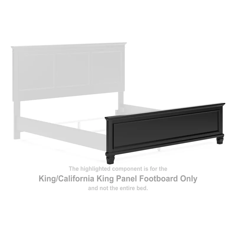 Lanolee King/California King Panel Footboard