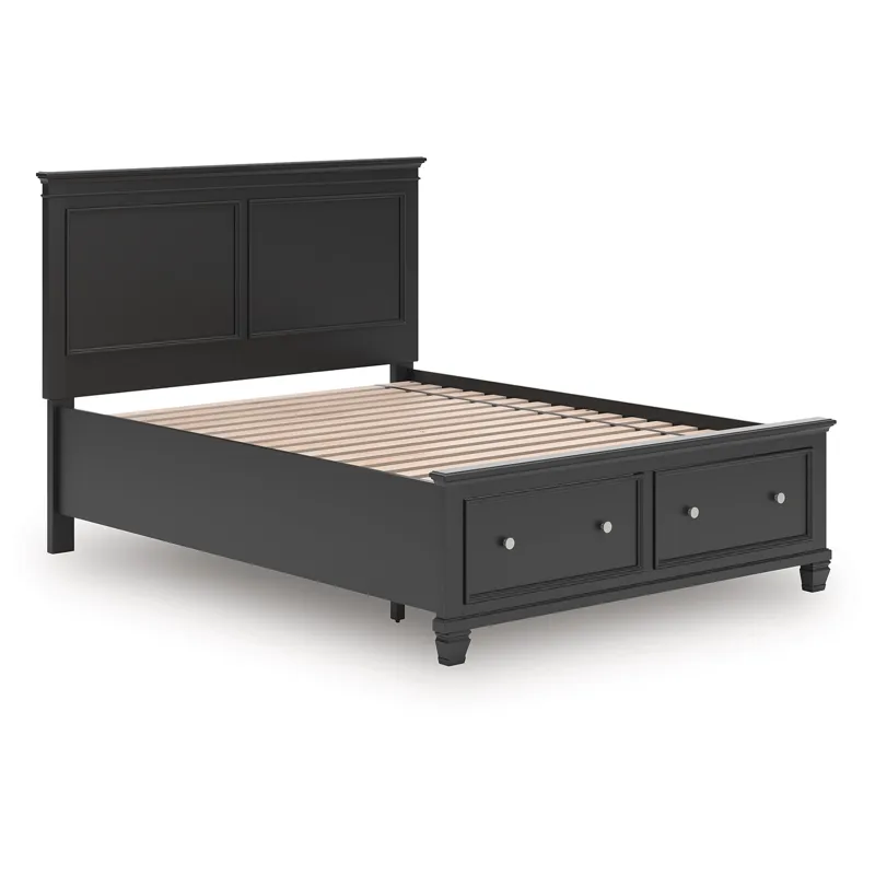 Lanolee Queen Panel Storage Bed