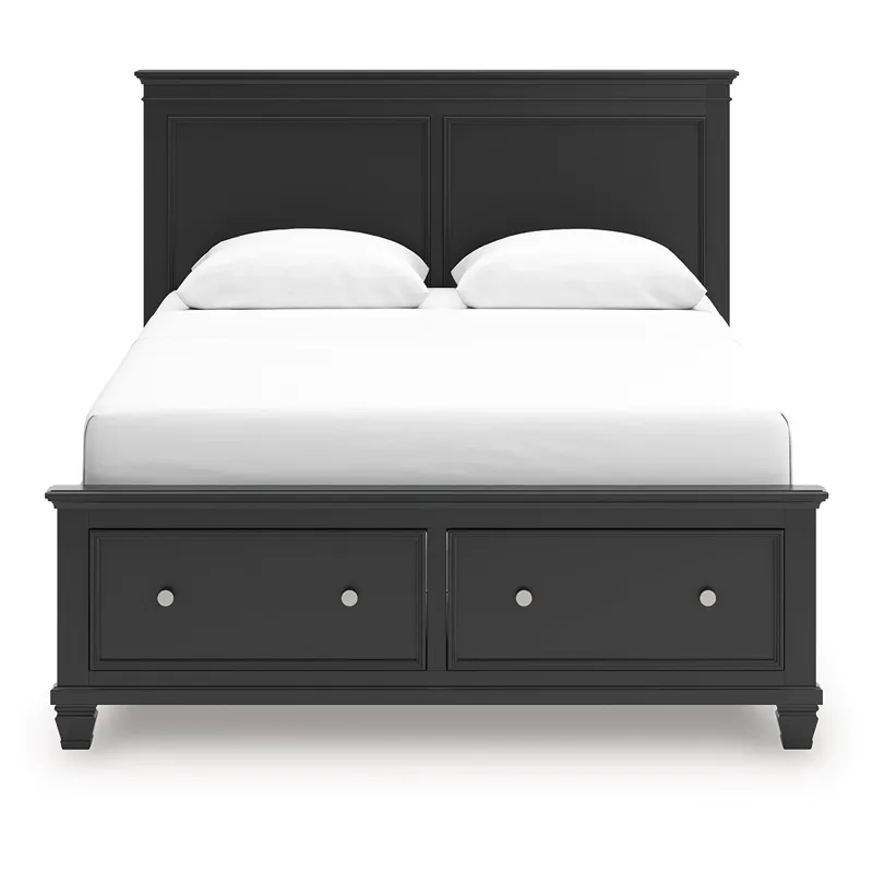 Lanolee Queen Panel Storage Bed