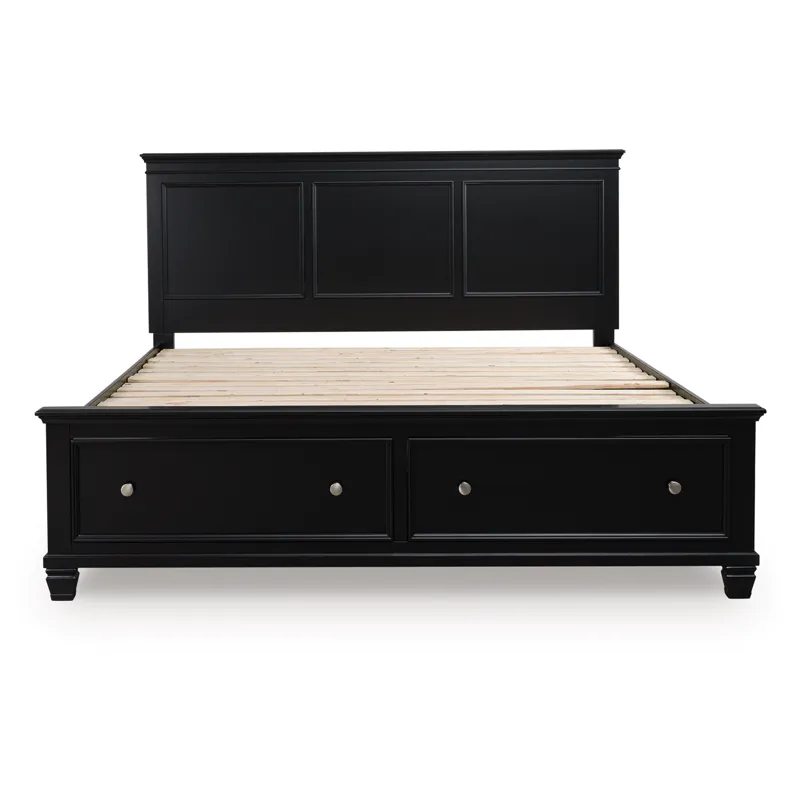 Lanolee California King Panel Storage Bed