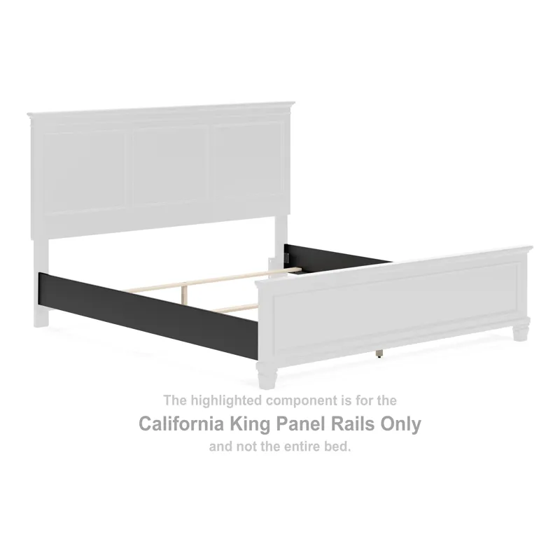 Lanolee California King Panel Rails