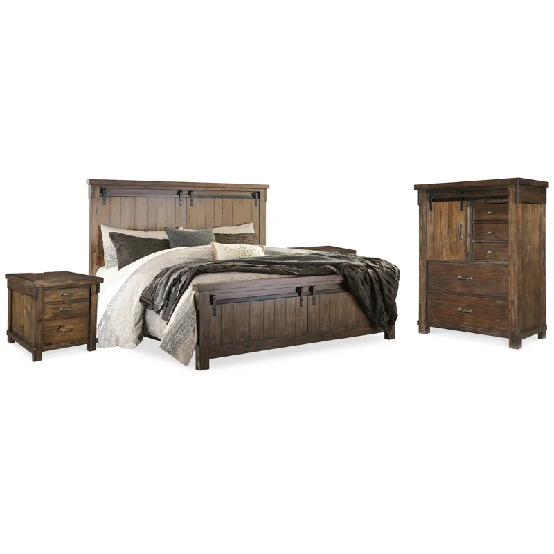 Lakeleigh Queen Panel Bed, Chest and 2 Nightstands