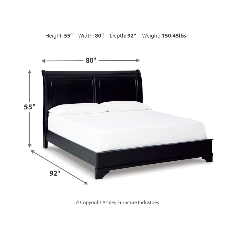Chylanta California King Sleigh Bed