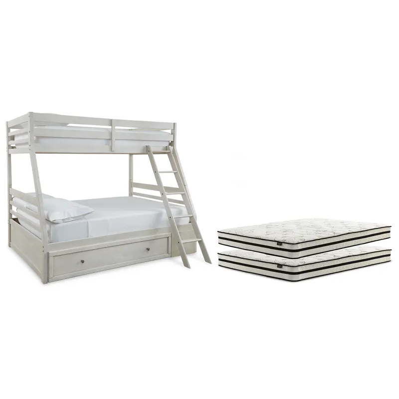 Robbinsdale Twin over Full with Storage and Mattresses