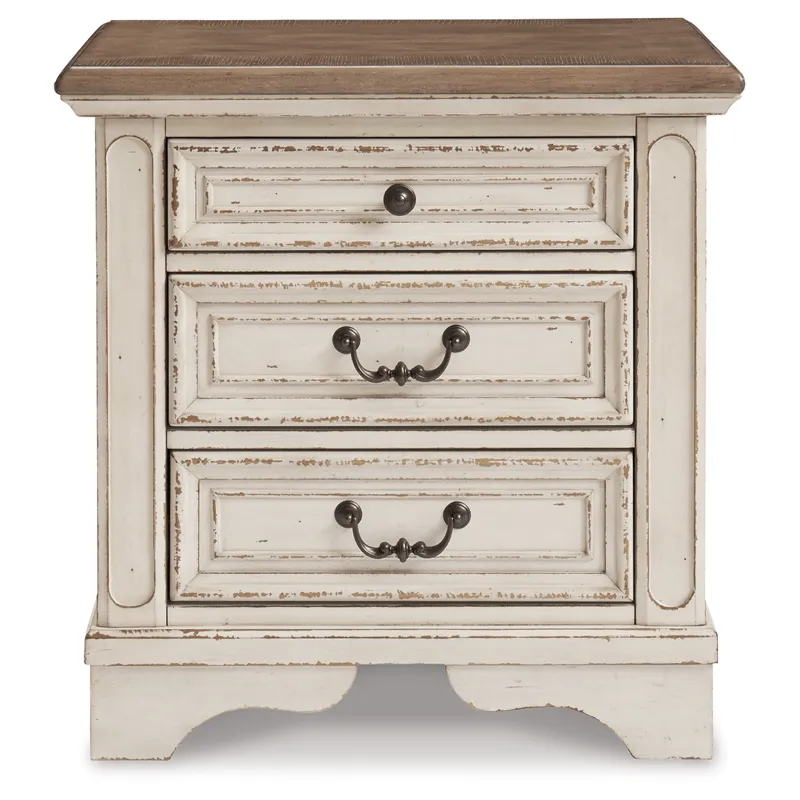 Realyn Twin Day Bed with Storage, Dresser, Mirror and Nightstand