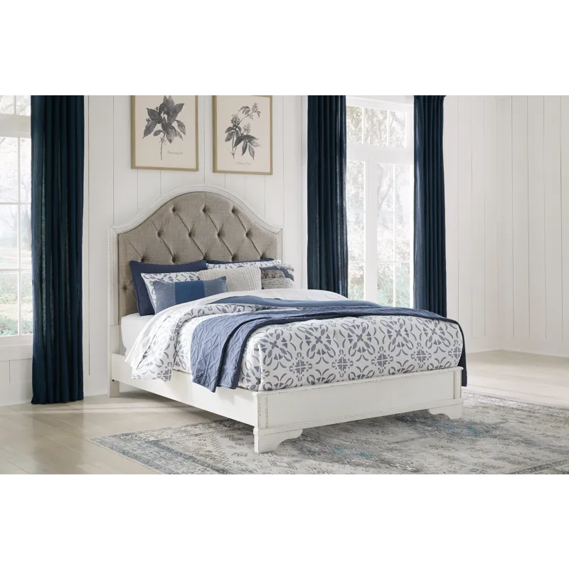 Moraway Queen Upholstered Panel Bed