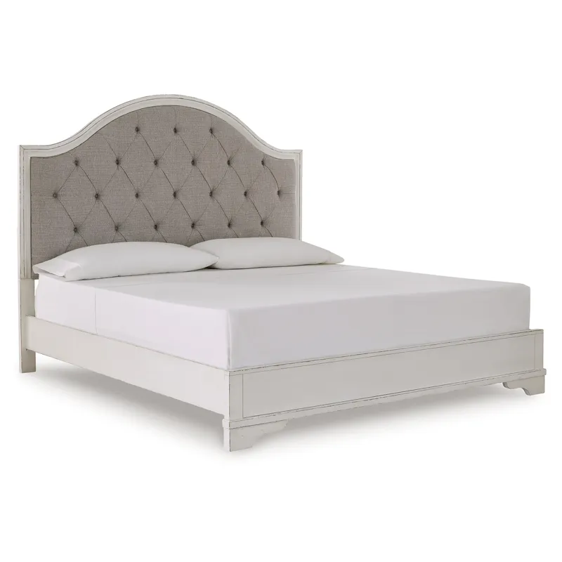 Moraway King Upholstered Panel Bed