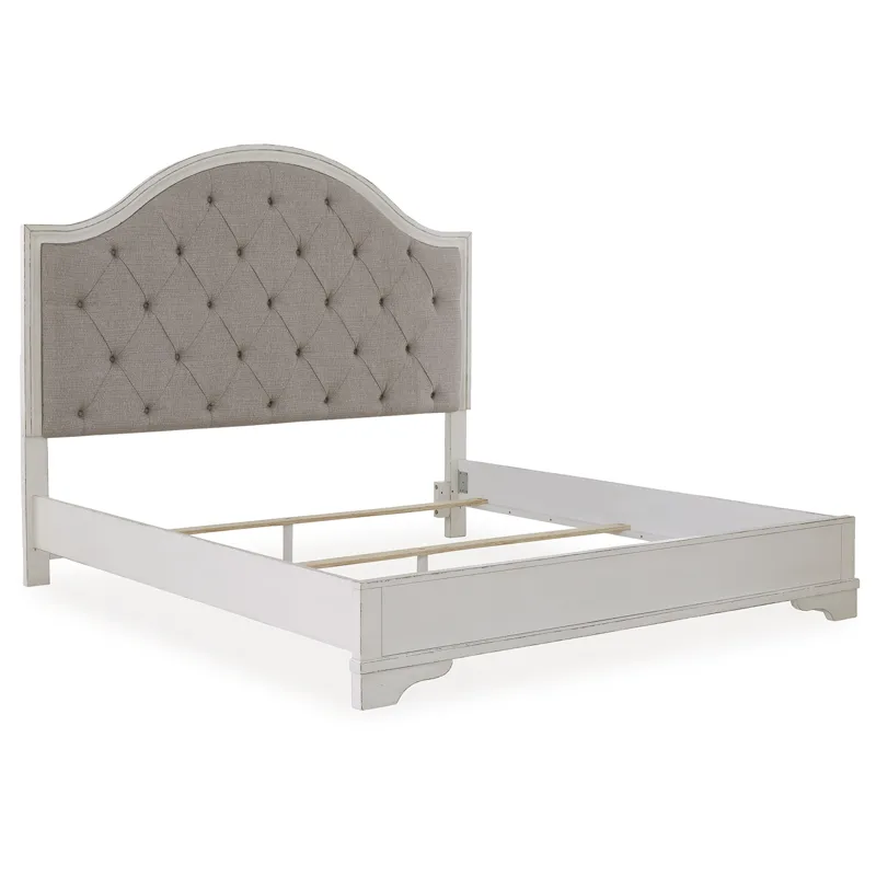 Moraway King Upholstered Panel Bed